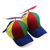 Funny Snapback Hat Helicopter Propeller Adventure Dad Hat Rainbow Bamboo Dragonfly Baseball Cap For Adult Kids Boys Girls 3