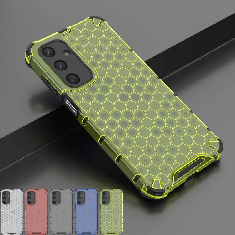 Luxury Honeycomb Hybrid Shockproof Phone Case - 2-in-1 Design