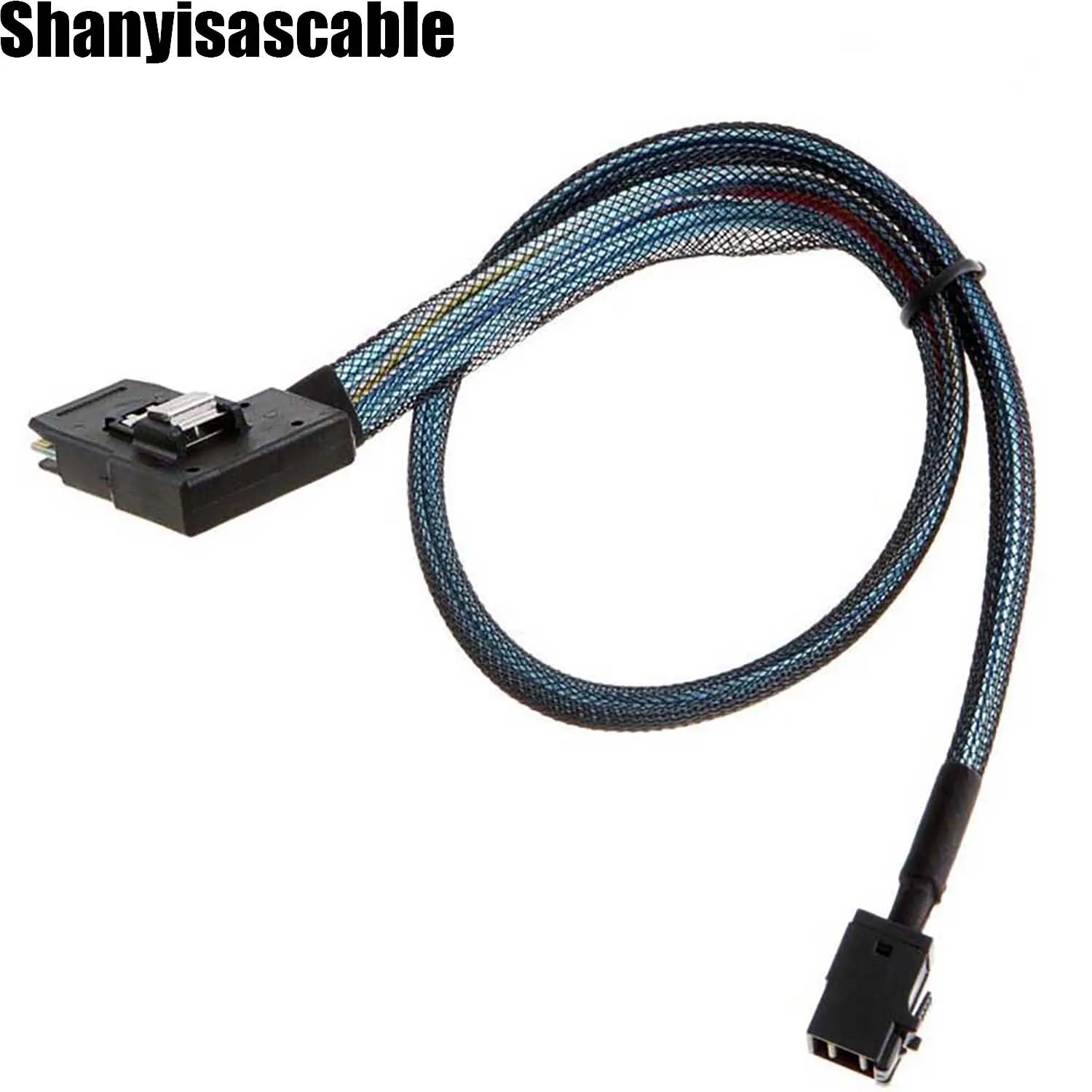 0.5M Mini SAS HD SFF-8643 36P male to SAS 36P SFF-8087 Right angle For server cable