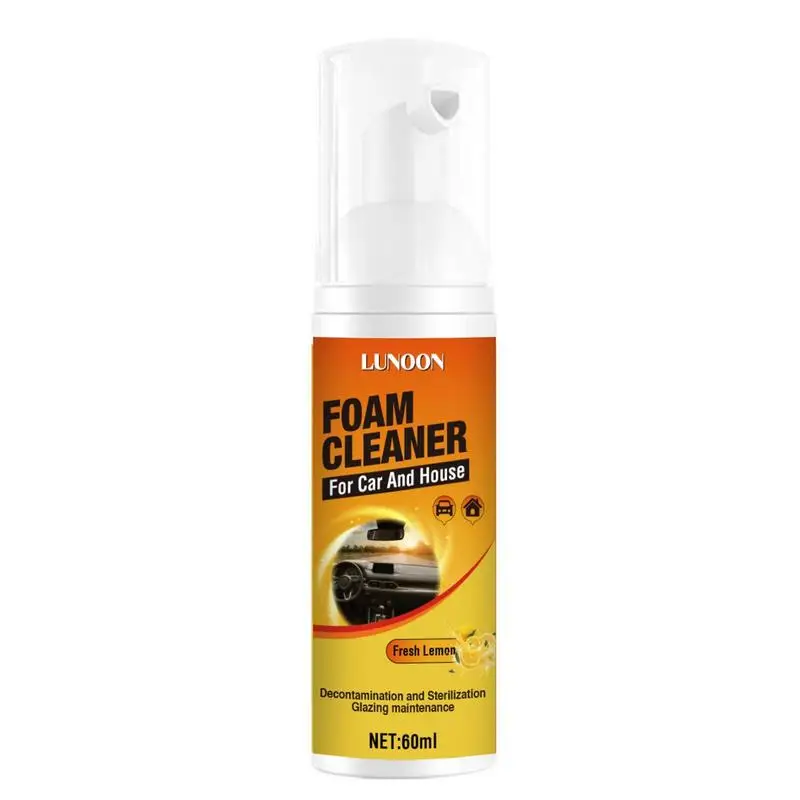 

Foam Cleaner For Car Multifunctional Powerful Stain Removal Spray For Car Anti Cracking Foam Cleaner For Carpet Leather