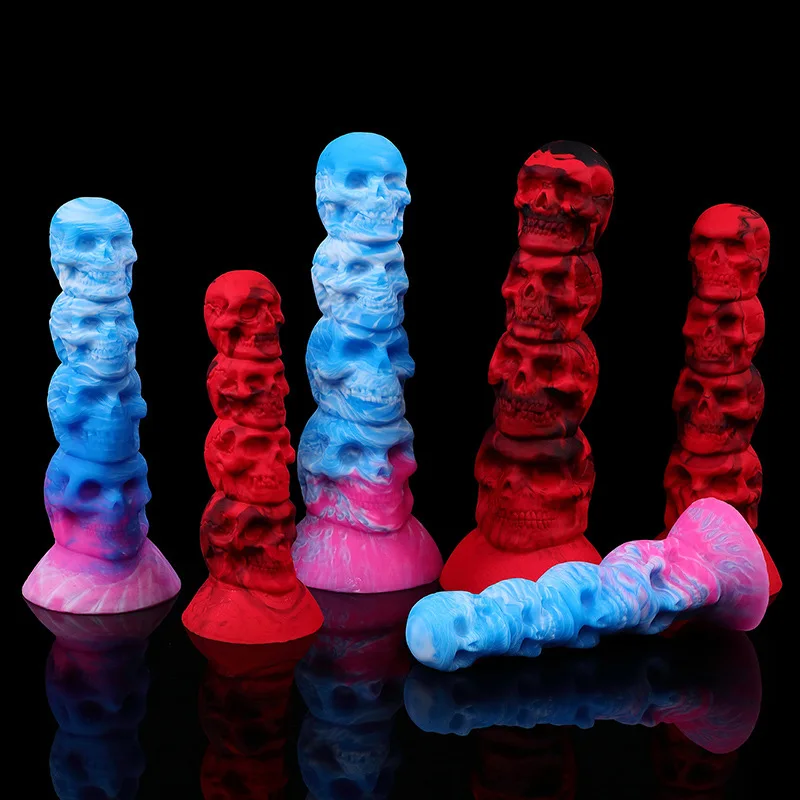Silicone Halloween Skeleton Anal Plug Butt Plug Dildo Anal Dilator Adult  Sex Toy | eBay
