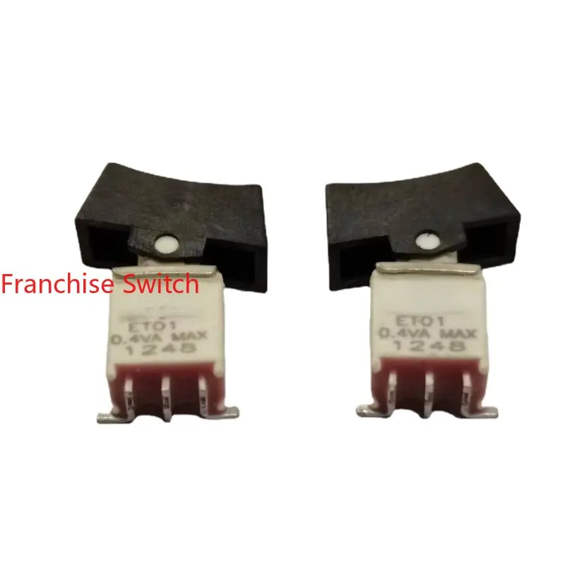 10PCS ET01J6SAPE2 Button Switch Ship-shaped Rocker  Patch 3 Pin 2 Gear 0.4VA