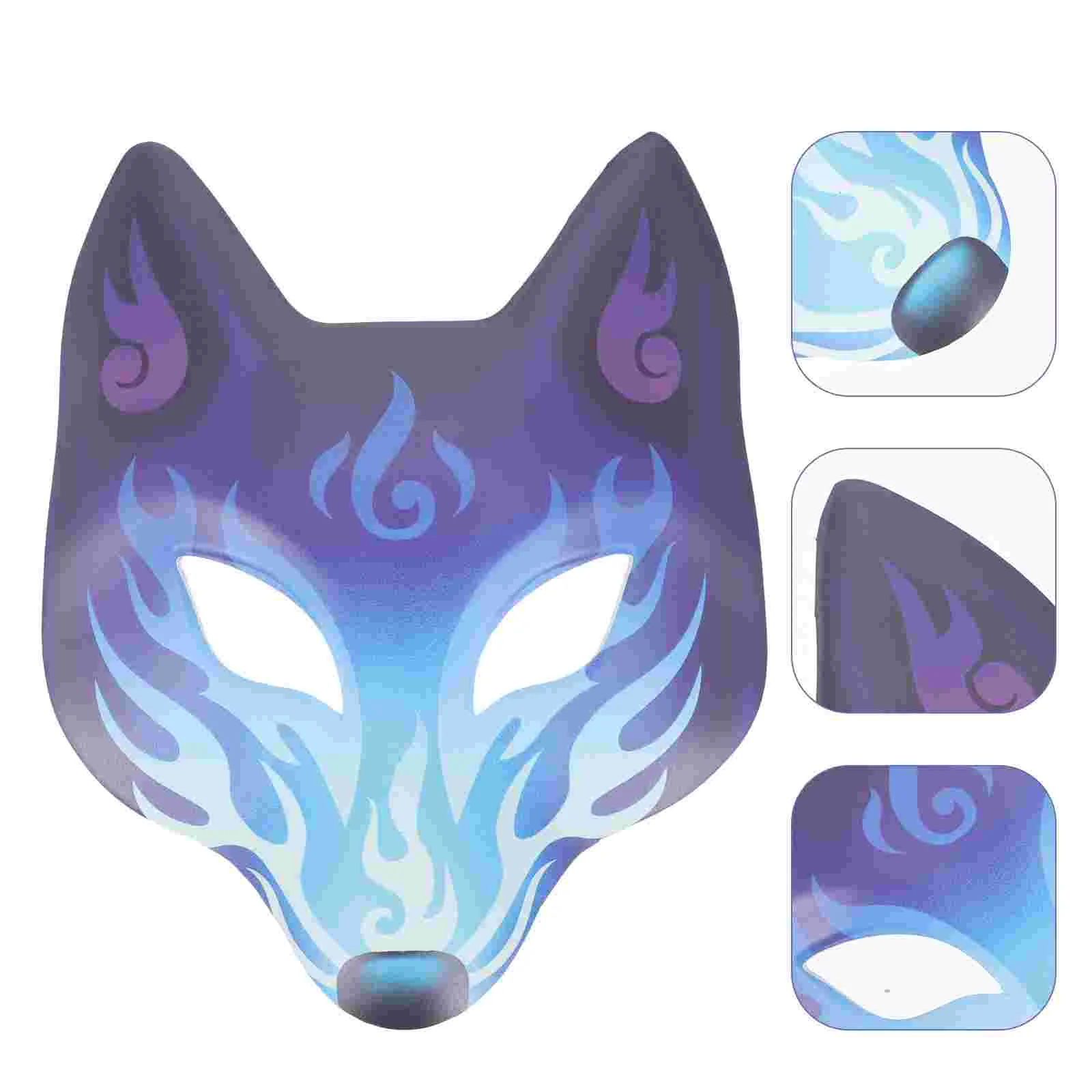 

Novel Fox Mask Halloween Carnival Masquerade Party Fox Mask Decorative Cartoon Animal Mask