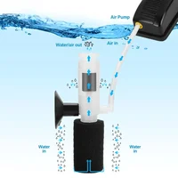 Fish tank small soundless pneumatic filter mini water goblin air pump filtration mute suction micro oxygenation aquarium 2