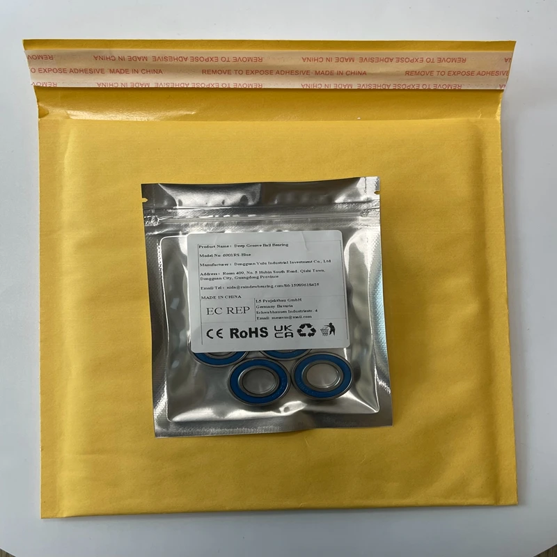 10PCS 6901RS 베어링 12x24x6mm ABEC-7 취미 전기 RC 자동차 트럭 6901 RS 2RS 볼 베어링 6901-2RS 블루 씰