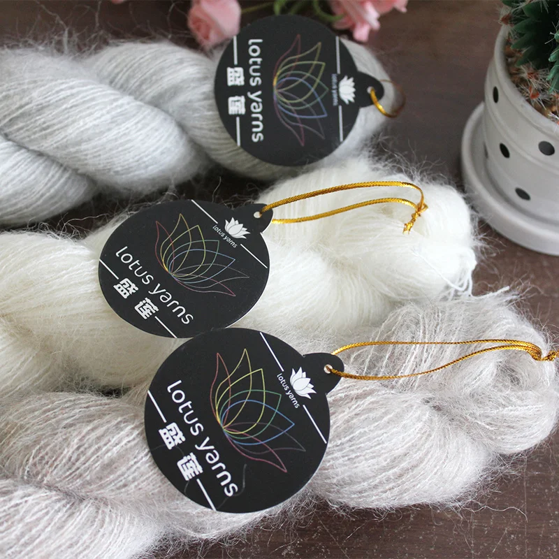 손 뜨개질용 행크 모헤어 코튼 원사, 부드러운 DIY 스웨터 스카프 실, 50g