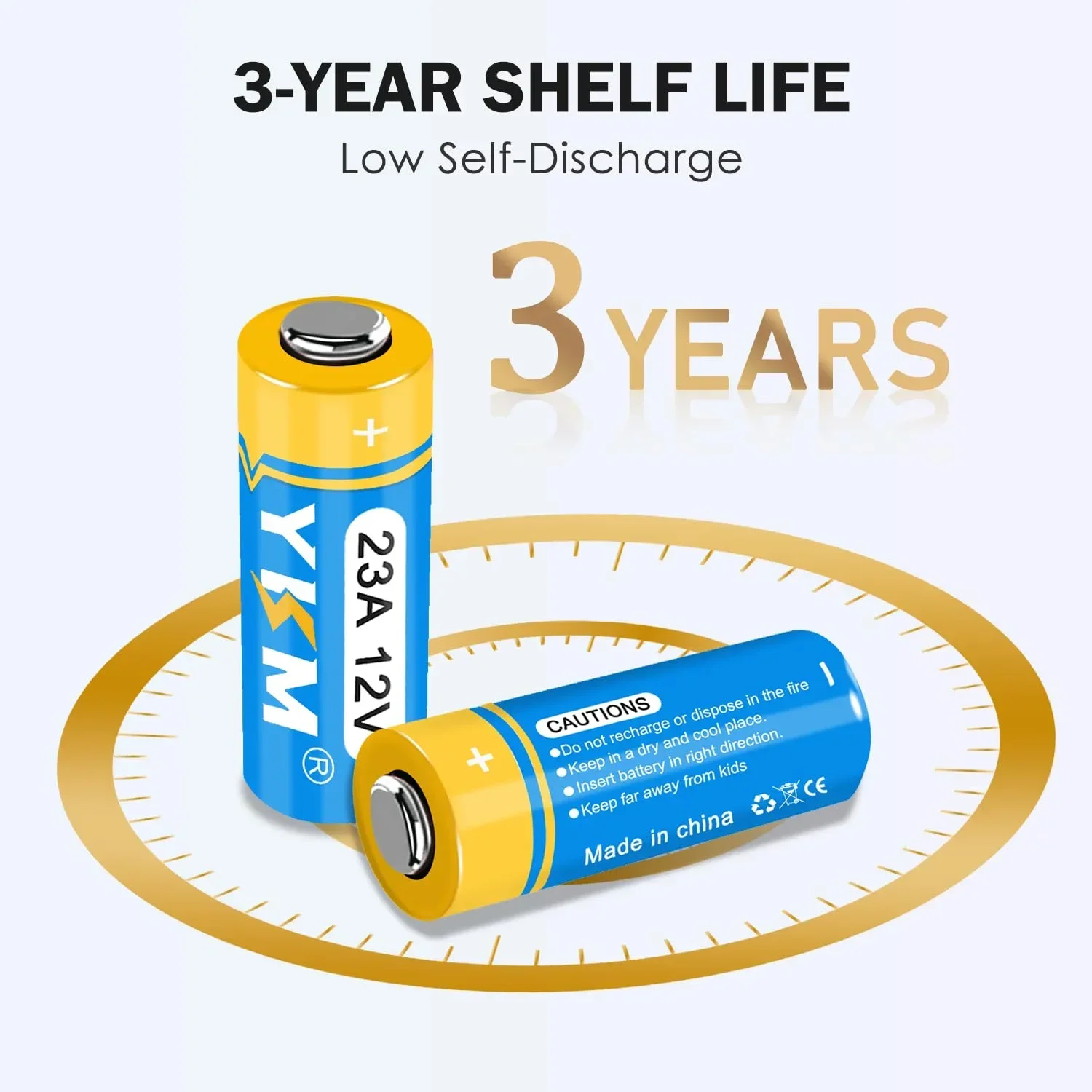 A23 23A 12V Alkaline Battery disposable battery alkaline battery MN21/23 23AE L1028F A23G GP23A 12 Volt Dry Battery for Ceiling Fan Remote Garage Door Opener 5PCS