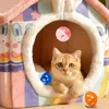 6/100Pcs Cat Toy Balls Pet Cat Kitten Play Plastic Balls with Jingle Bell Pounce Chase Rattle Toy Cat Toys Bulk Random Color 5