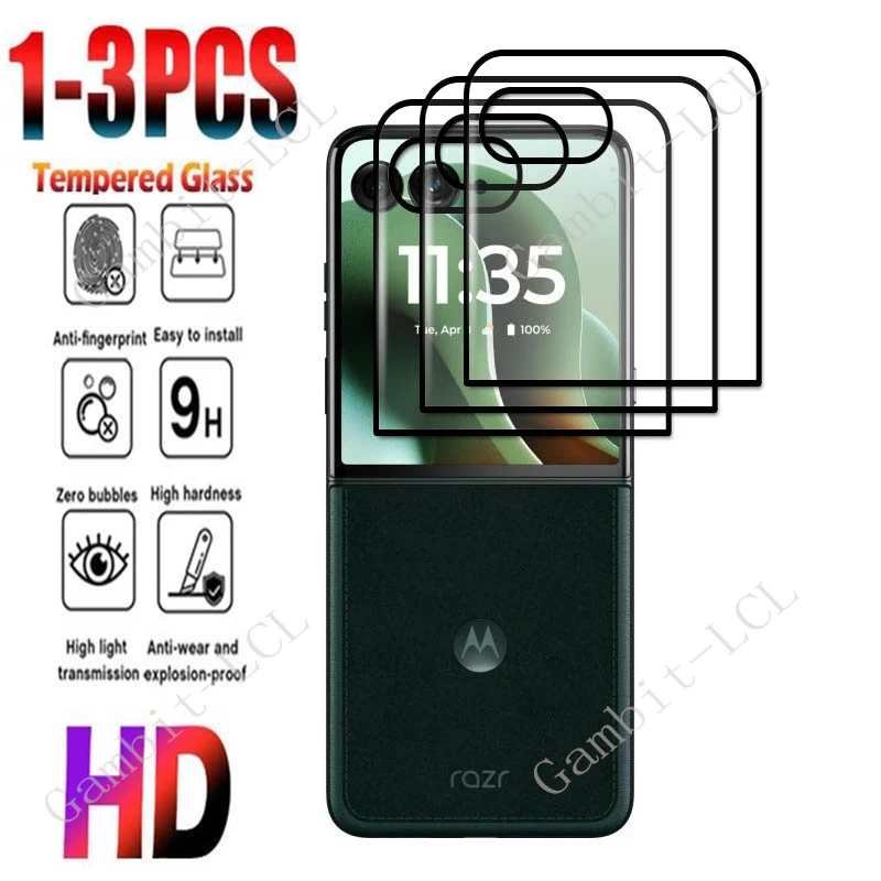 3D Curved Full Tempered Glass Screen Protector Cover, 1-3PCS Pack