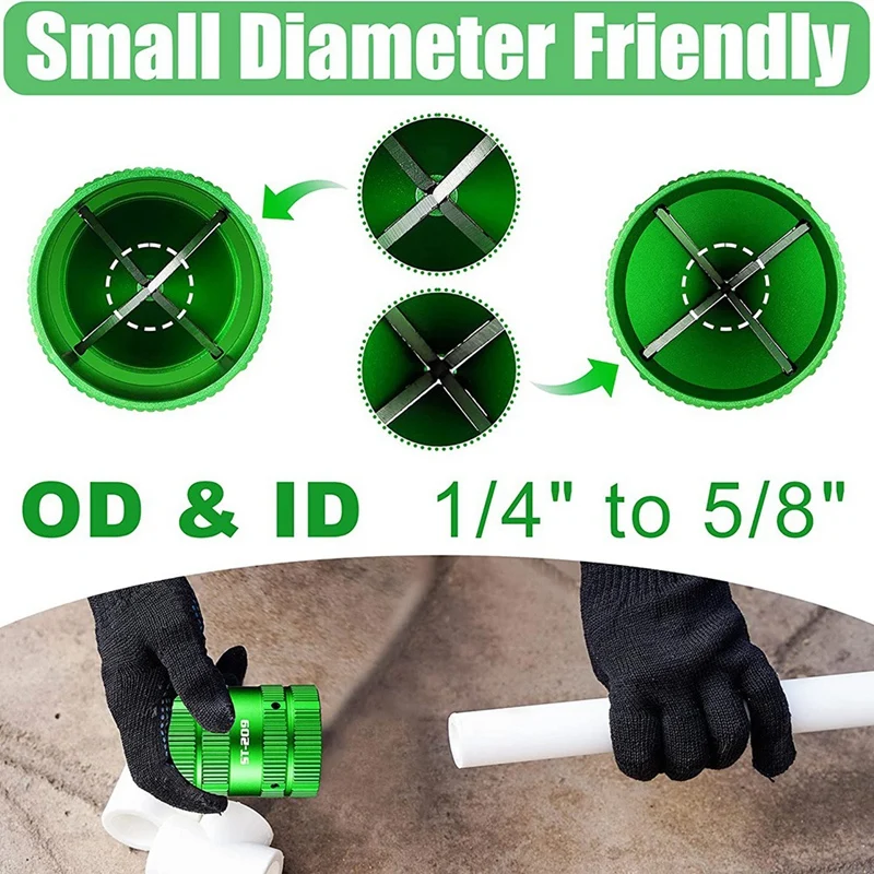 1 PCS Pipe Reamer Tool Deburring Tool For Copper PVC Pipe Cleaner, Tubing And Pipe Reamer 2