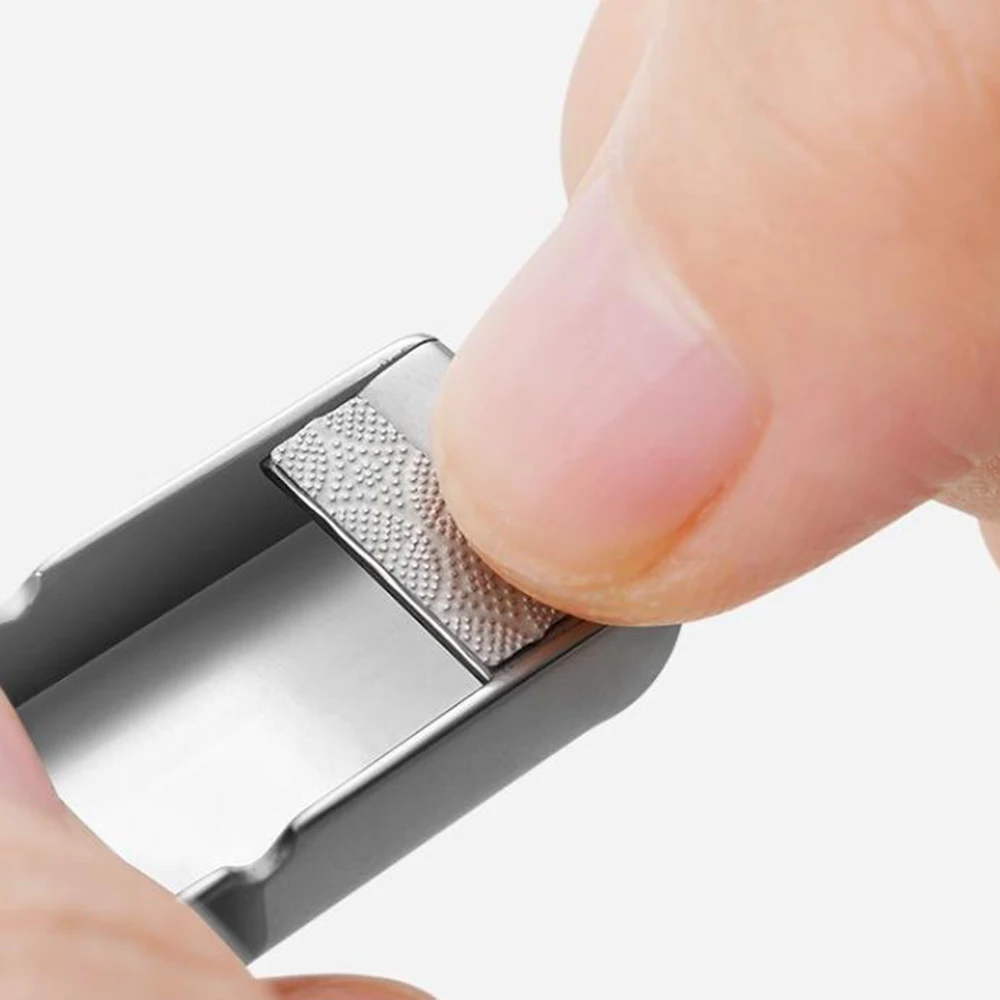 Nail Clipper Folding Pocket Stainless Steel Magnetic Absorption