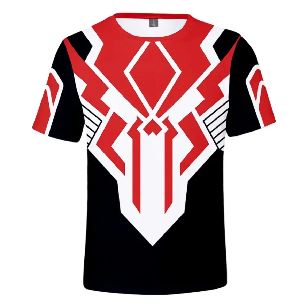 

2024 summer new short-sleeved men's and women's fashion casual animation 3D printed T-shirt high quality clothing custom