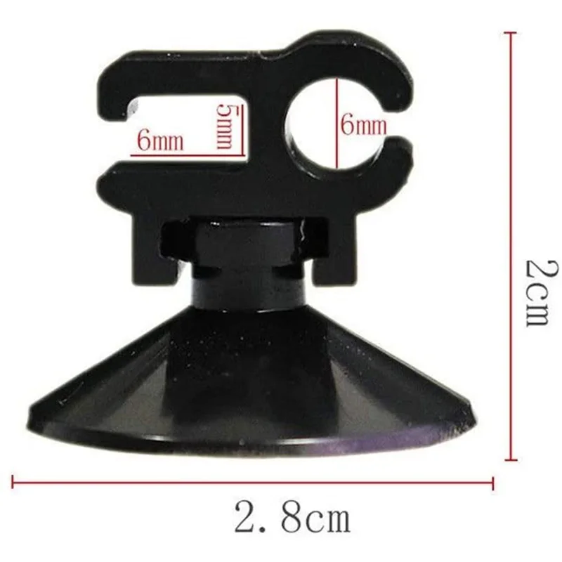 5Pcs Aquarium Suction Cup Clip Fish Tank Oxygen Tube Hose Pump Power Cord Buckle Wire Finisher Suction Cups Aquarium Accessories 5