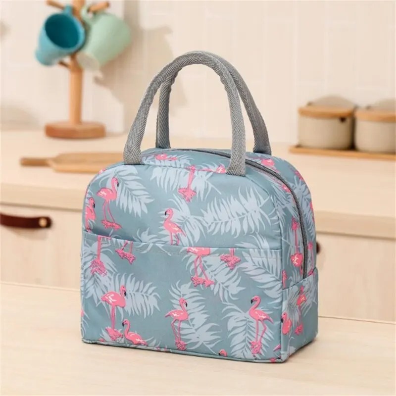 Bento Bag Print Portable Handheld Thermal Bag Insulation Waterproof Lunch Box Bag Men And Women