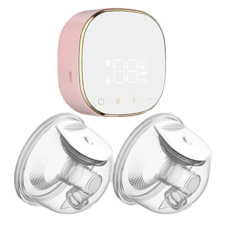 K1MA Intelligent Double Electric Breast Pump Hands-Free Milk Suction Device Anti-reflux Milk Collector for Nursing Moms