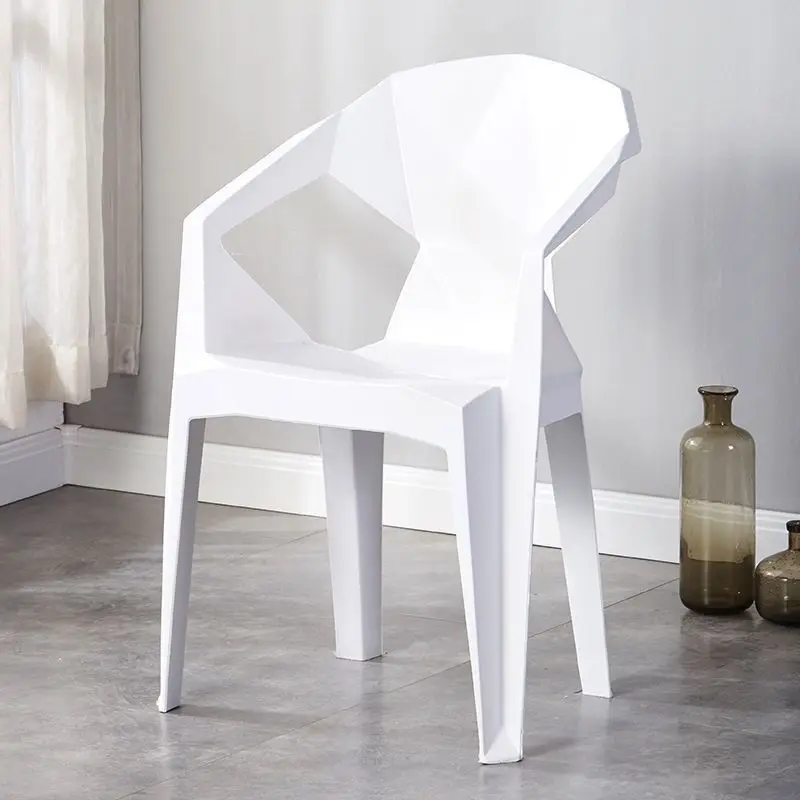 Design Stool Furniture Dining High Chair Simple Table Chairs Plastic Dining Chair