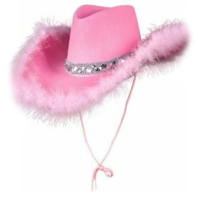 Sequin Cowgirl Hat For Adults Cowboy Hats Cowboy Party Performance Hat 2