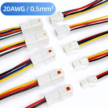 ขั้วต่อกันน้ำ JST JWPF IP67 20AWG/0.5 mm² แบบ 2/3/4/6/8 ขา สำหรับยานยนต์ รถจักรยานยนต์ แบตเตอรี่จักรยานไฟฟ้า สายเซ็นเซอร์ ปลั๊ก ซ็อกเก็ต 1