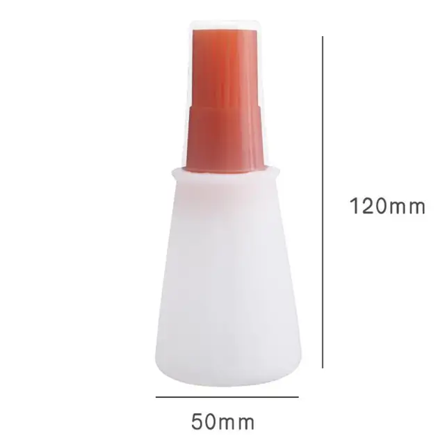 1 Pc Méretarányú Olajpalack Bbq Olajkefe Szilikon Háztartási Fűszerek Palacsinta Kefe Olaj Szerszám Sütés Eszköz - Image 6