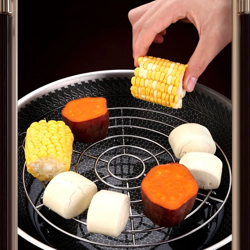 304 Stainless Steel Pot Steaming Steamer Shelf Cookware Steamer Rack Kitchen Accessories steamer rack,steamer basket