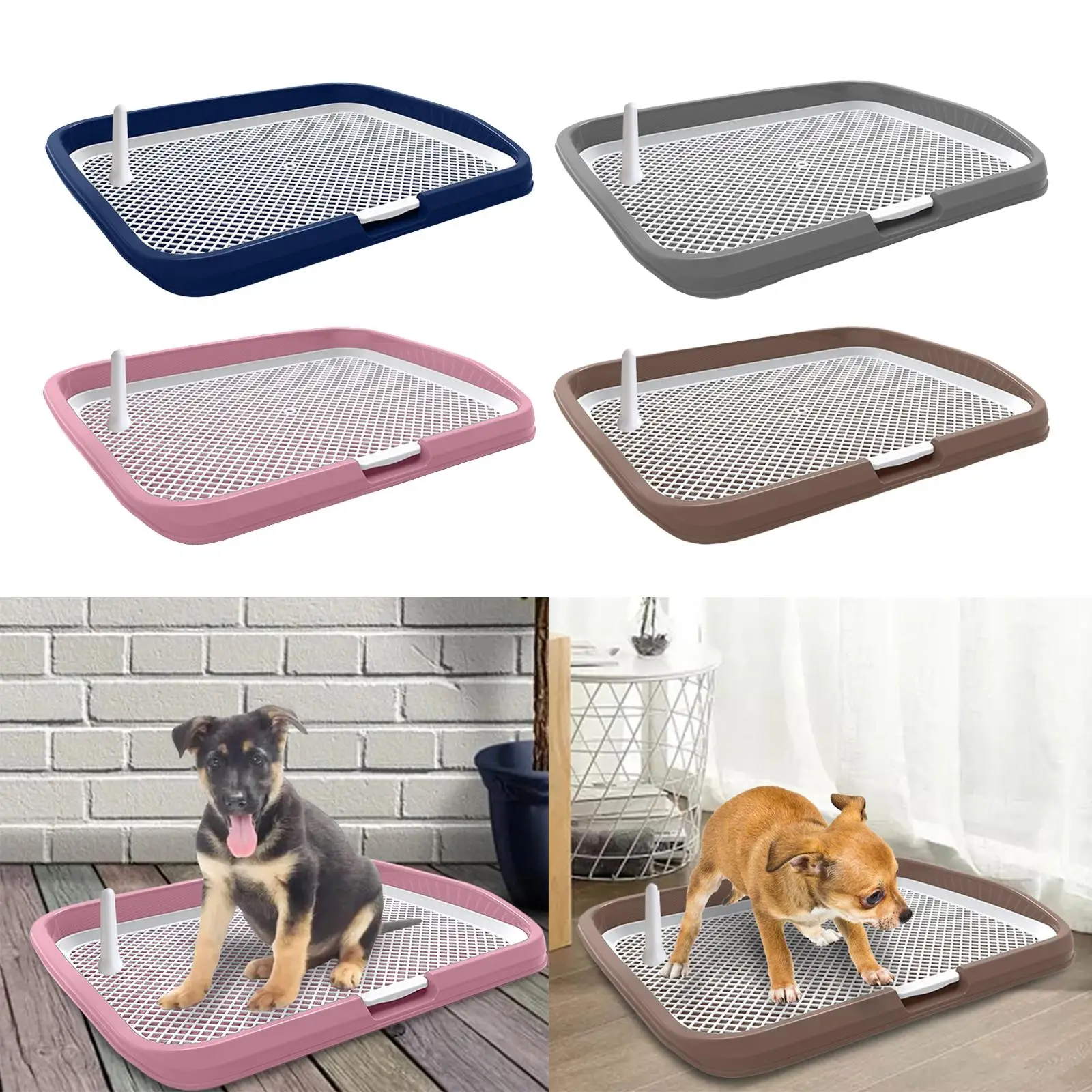 Pet Dog Training Toilet Tray Pet Toilet Potty Pad Holder Keep Paws Clean with