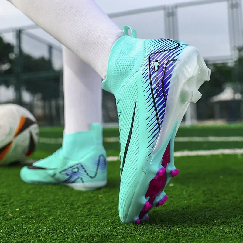 Men Football Boots Society Children Professional Resistant Studded TF/FG Unisex Soccer Shoes Top Quality Sneakers Football Shoes