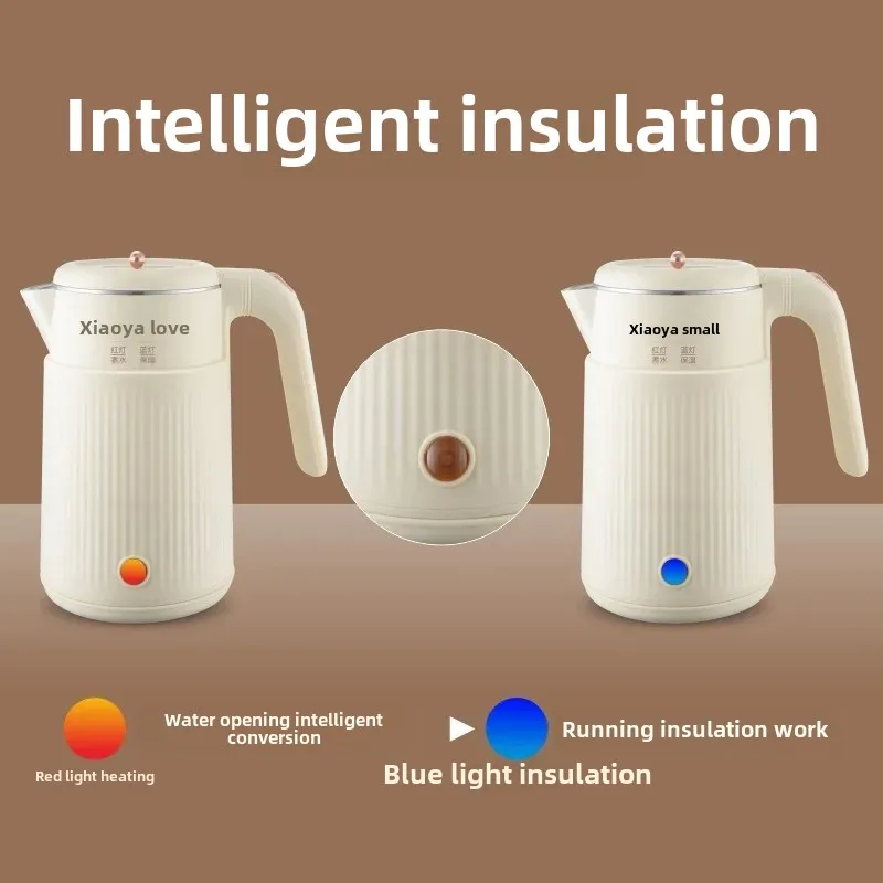 Xiao Yao 2.5L Stainless Steel Insulated Thermal Electric Kettle Dual Layer Anti-Scalding Smart Automatic Temperature Control 3