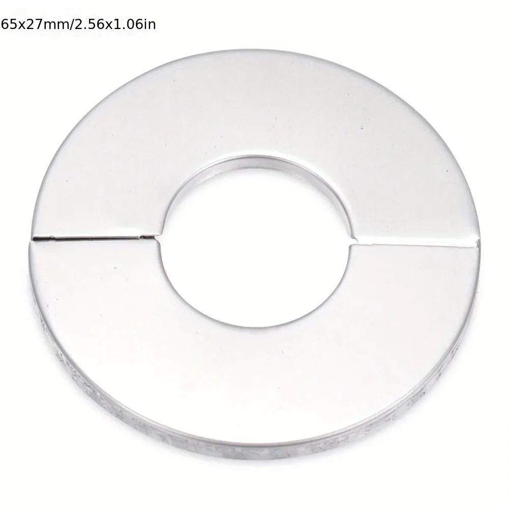 Self-adhesive Stainless Steel Triangle Valve Faucet Decorative Cover Shower Chrome Water Pipe Wall Cover Bathroom Accessories