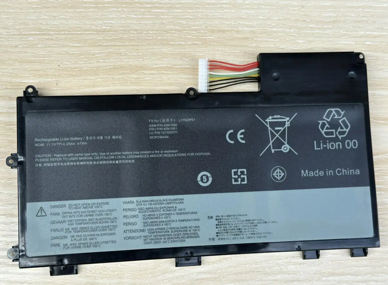 Bateria do Portátil para Lenovo Thinkpad L11n3p51 L11s3p51 45n1090 45n1089 45n1091 T430u - Imagem 4