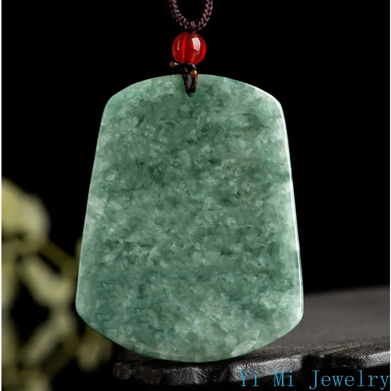 Genuine Natural A-grade Jade Pendant Douzhong Shanshui Brand Jade Pendant Men's and Women's Jade Pendant Jade Necklace