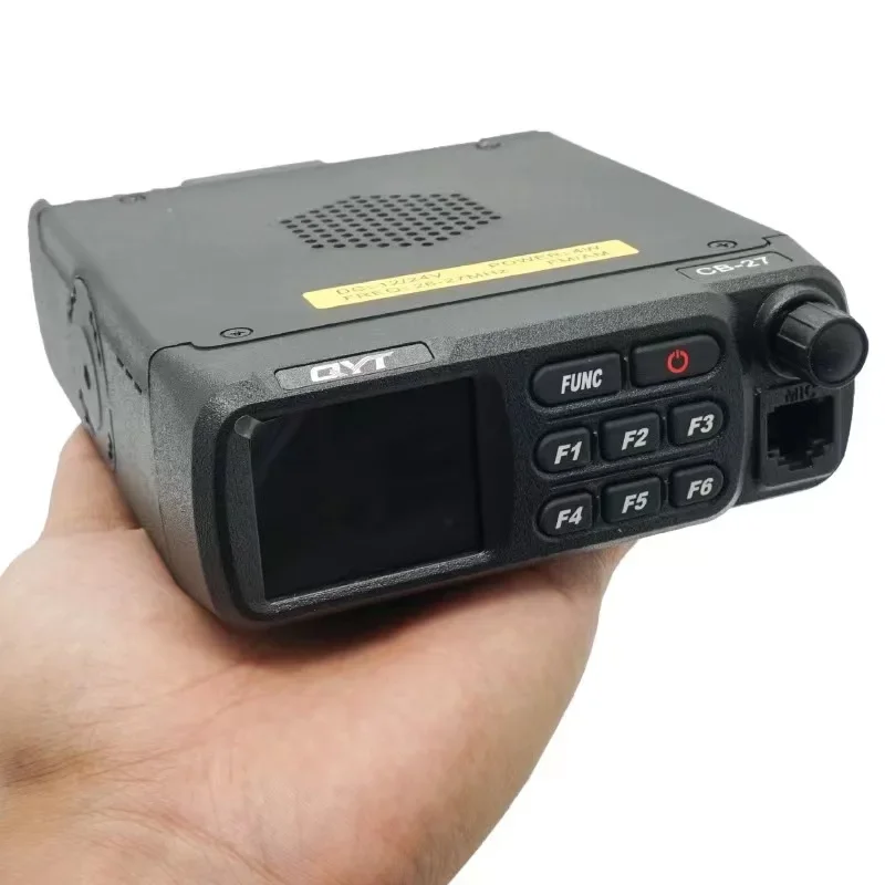 QYT CB-27 Car Radio 26.965-27.405 MHz AM/FM 12V/24V 4Watts FM Transceiver Shortware Citizen Band CB Radio Repeater Scrambler