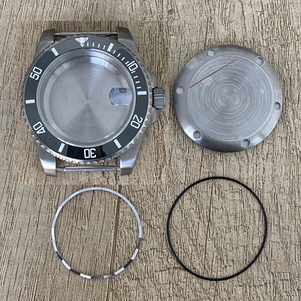 40MM Watch Case Titanium Case with Sapphire Magnifier Glass Conversion ...