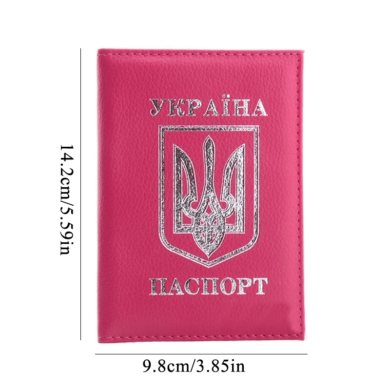 Ukrainian National Passport Cover PU Leather Travel Passport Holder Ukrain Credit Card Holder card holder credit card holder passport holder