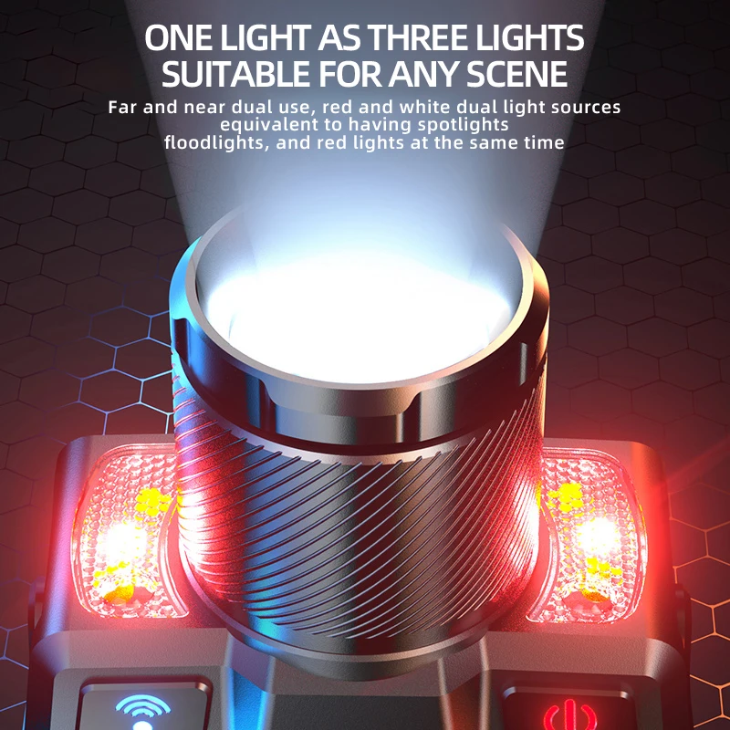 SuperFire HL25 كشافات قوية الاستشعار العلوي مع الم...