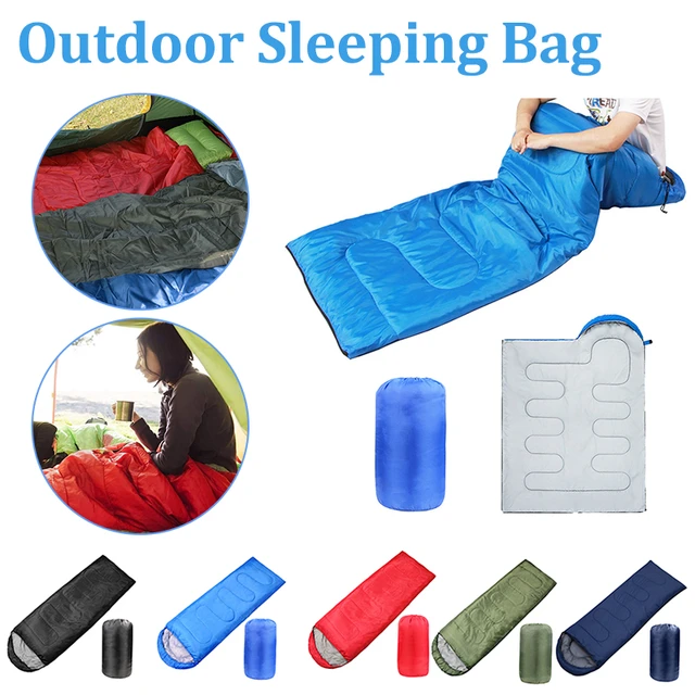  WYJW Saco de dormir ultraligero portátil saco de dormir para  acampar al aire libre, saco de dormir para senderismo, portátil, doble saco  de dormir : Todo lo demás