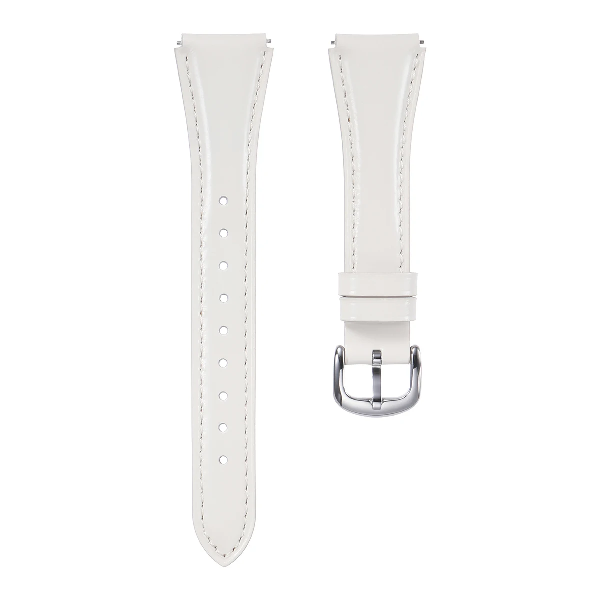 High-End Leather Wristband with Textured Finish, 18/22mm Universal Strap