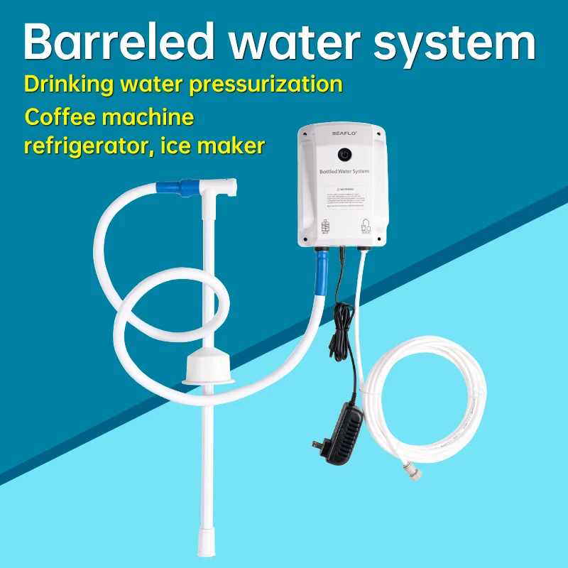 SEAFLO Water Dispenser 5 Gallon Bottle RV Water Pump System Electric Portable Drinking Water Pump for Fridge Ice Maker Faucet black 24v water spray electric diaphragm slient pump kit portable automatic 6m 15m misting cooling system for outdoor irrigation