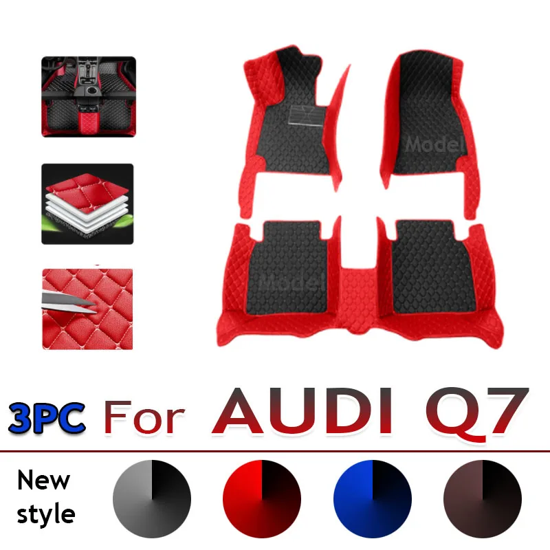 

Car floor mats for AUDI Q7(Five seats) 2006 2007 2008 2009 2010 2011 2012 2013 2014 2015 Custom foot Pads automobile