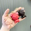 Little Bear Cute Doll Keychain Silicone Car Couple Doll Small Pendant Small Gift Pendant Wholesale Keychain 3