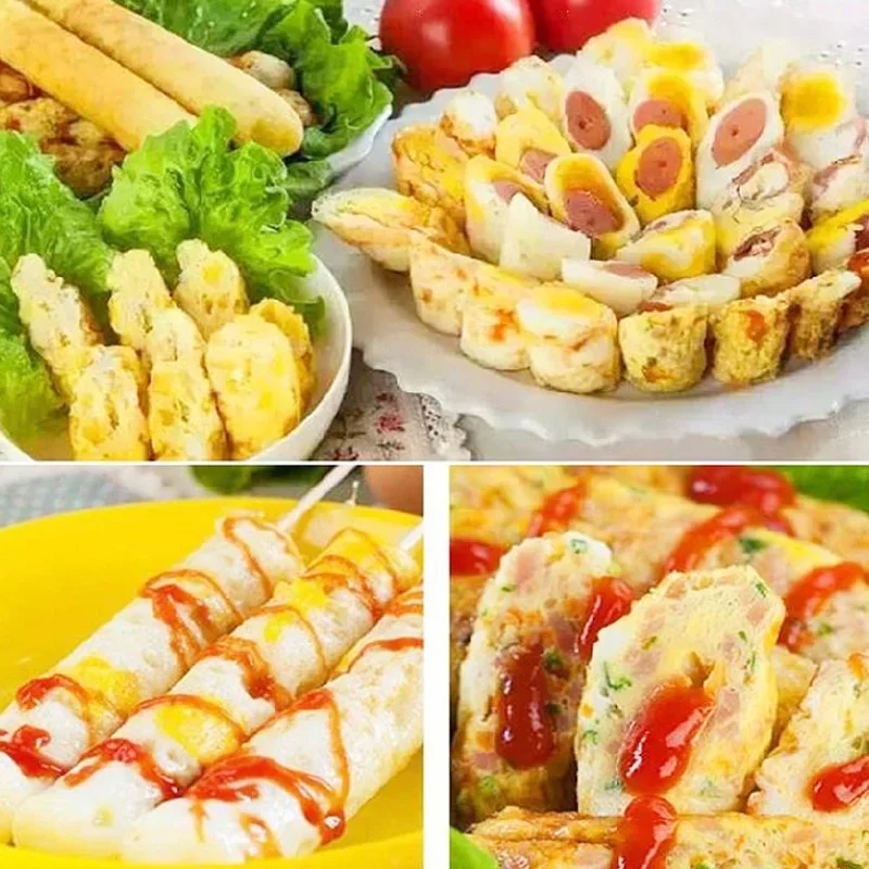 10 Holes Egg Roll Machine 220v Electric Automatic Eggs Roll Cooking Maker Sausage Omelette Breakfast Machine 5