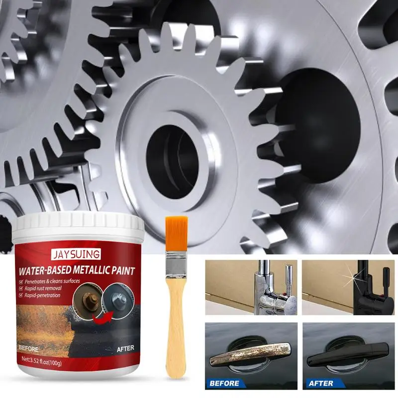 Paint Rust Remover Metal Rust Remover Rust Remover Converter Rust Converter UV Resistant Rust Converter For Car Car Metallic Paint With Brush Water-Based UV Resistant Metal Remover