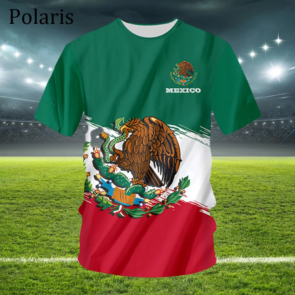 Mexico National Flag Print T Shirt For Men Fashion 3D Eagle Pattern Short  Sleeve Oversized T-shirt Leisure O-neck Tee Streetwear - AliExpress