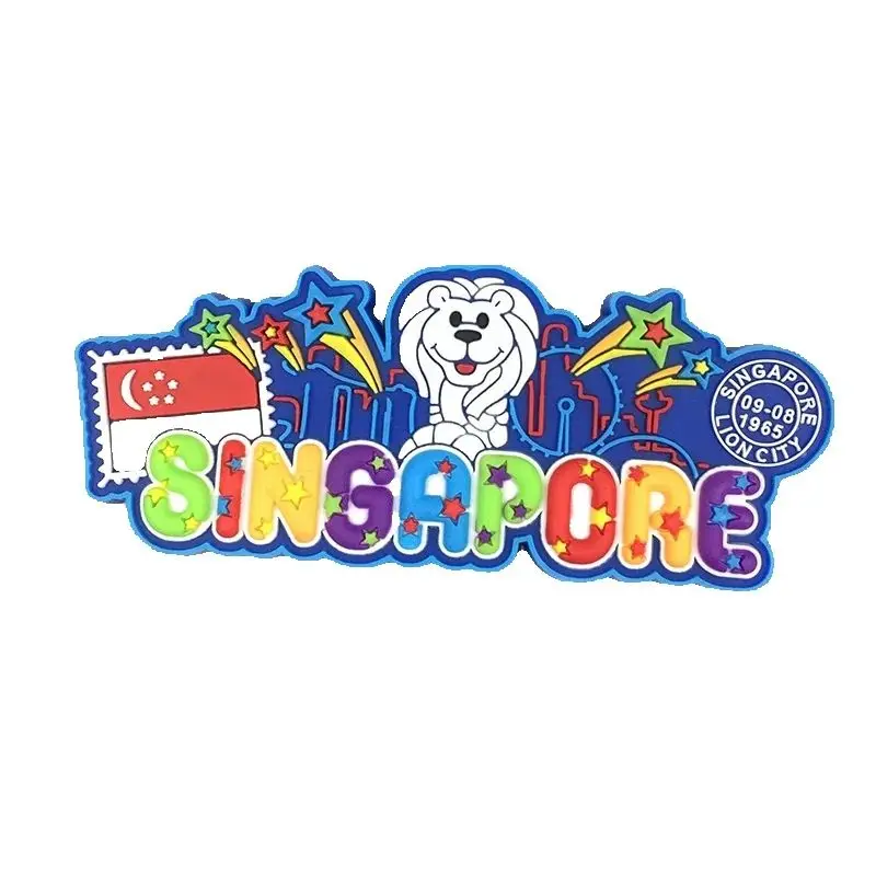 

Personalized Customized Fridge Magnet City For Singapore