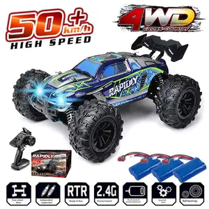 Carrinho de Controle Remoto Grande 4x4 RC Monster Truck Off-Road