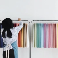 Foulard Hijab en mousseline de soie pour Femme, voile musulman ramadan ,hijab femme musulman,foulard musulmane pour femme, foulard mousseline en Jersey doux de haute qualité hijab islam voile femme musulman,70*180cm 6