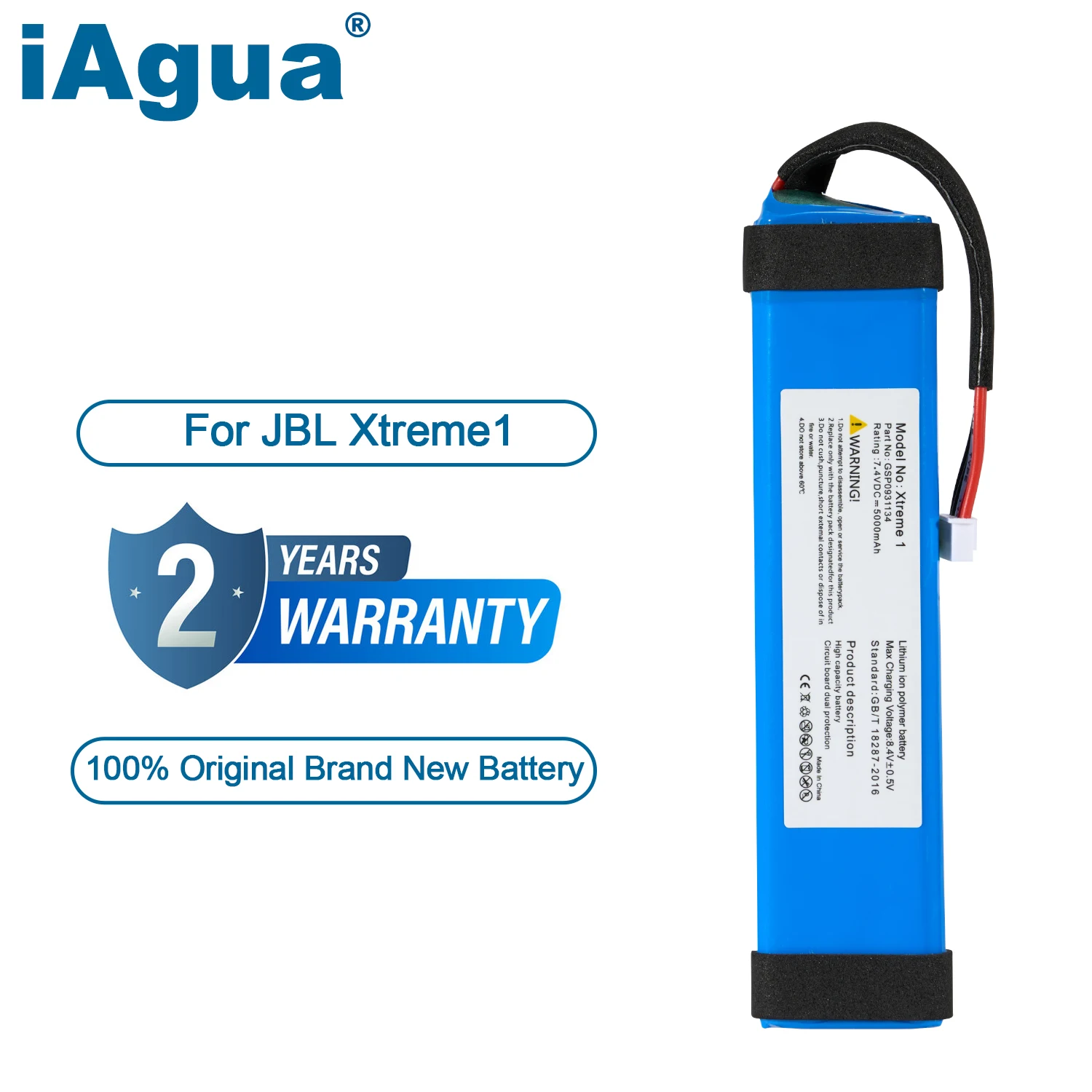 

100% Original 7.4V 5000mAh Battery GSP0931134 Speaker Battery for JBL XTREME / Xtreme 1 / Xtreme1 wireless bluetooth Batteries