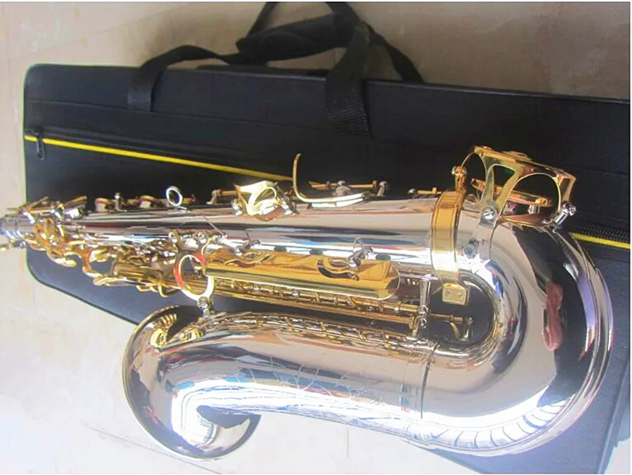 Jupiter JAS 1100SG Alto Eb Tune Saxophone Brass Nickel Silver Plated Body Gold Lacquer Key Music Instrument E-flat Sax with Case