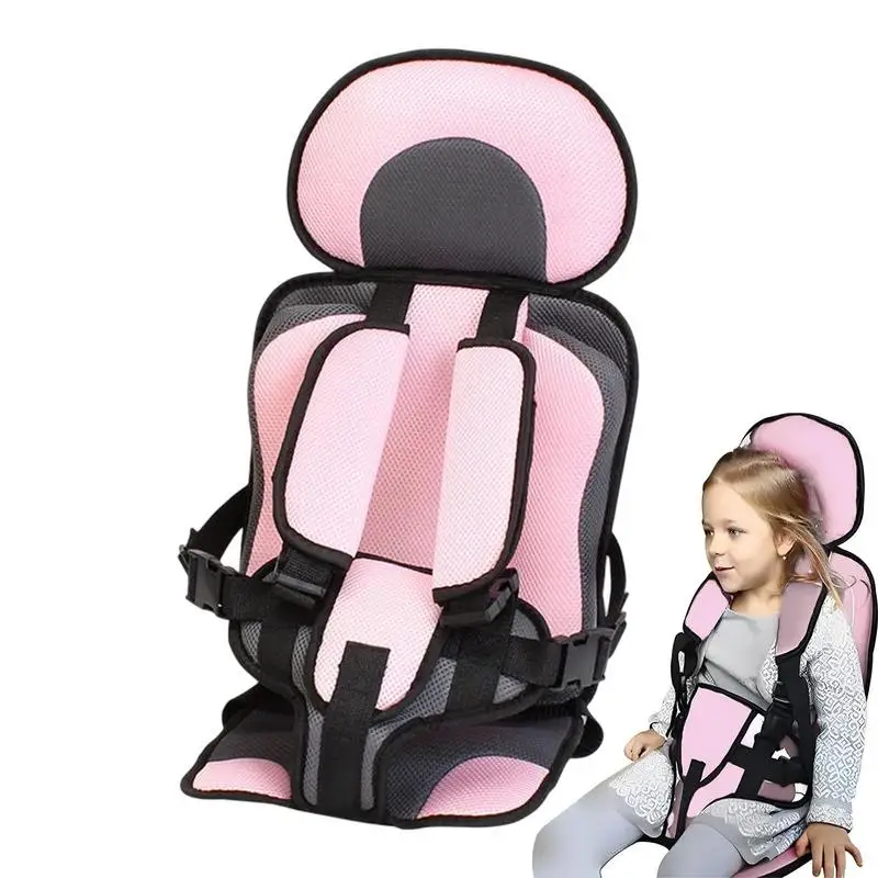 Kid Safety Seat Universal Car Seat Cushion Seat Belts Soft Padding