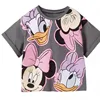 Girls TShirt Minnie Printed Short Sleeve Summer Clothes Fashion Casual Wear Round Neck Base Shirt New Child Cute Pullover Tops 1