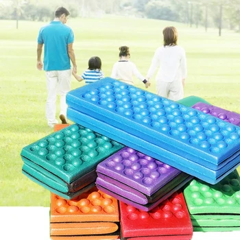 Folding Cushion Outdoor 4 Fold Portable Moisture-proof Foam Floor Mat Honeycomb Small Seat Cushion Cool Butt Pad